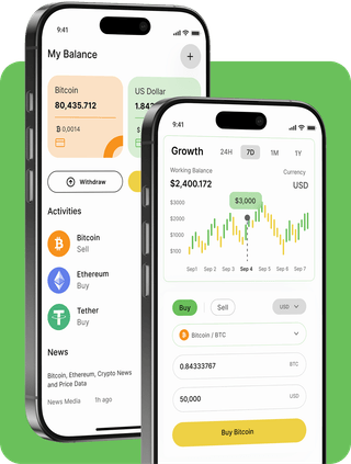 Oryndraxa trading platform with live market data